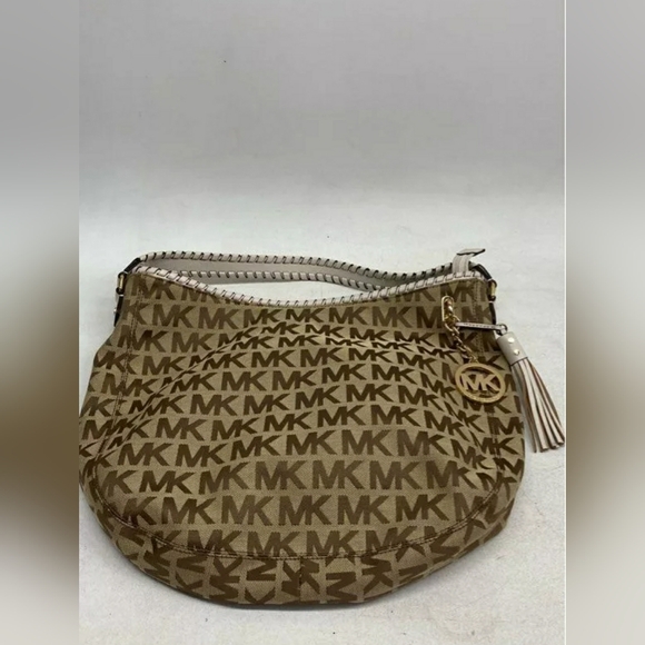 Michael Kors MK Designer Signature Bennet Hobo purse handbag - Picture 2 of 4